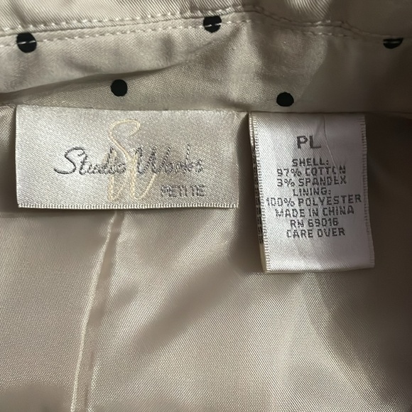 Studio Works Cream and Black jacket - Picture 7 of 7